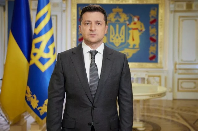 Tổng thống Ukraine Zelensky.