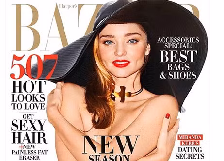 Miranda Kerr tiết lộ sở thích... ở trần