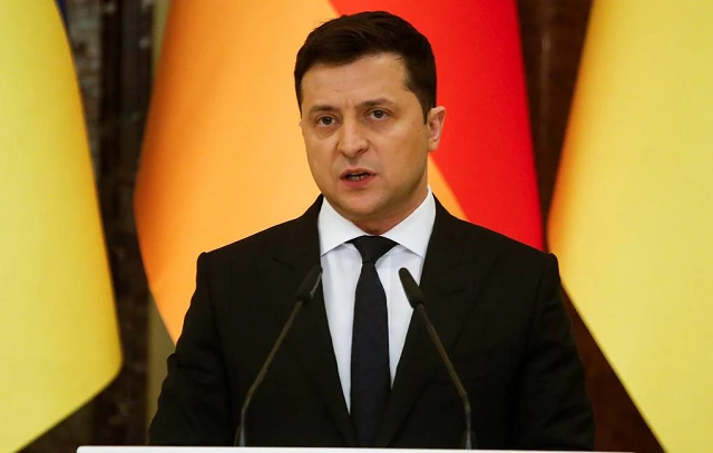 Tổng thống Ukraine Zelensky.