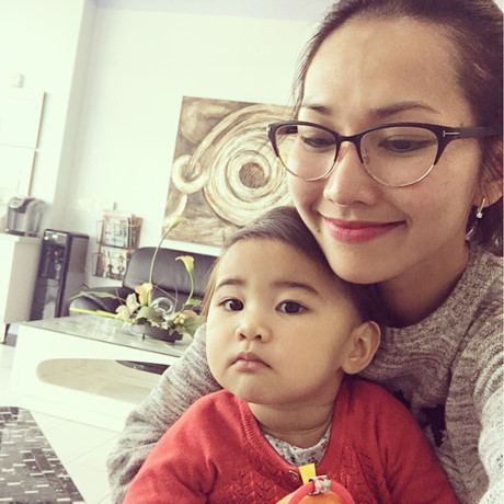 Con gái Kim Hiền càng lớn càng lém lỉnh - Ảnh 5 Con gai Kim Hien cang lon cang lem linh - Anh 5