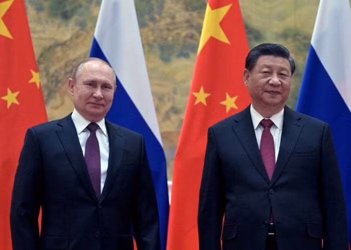 Tổng thống Nga Vladimir Putin và Chủ tịch Trung Quốc Tập Cận Bình.