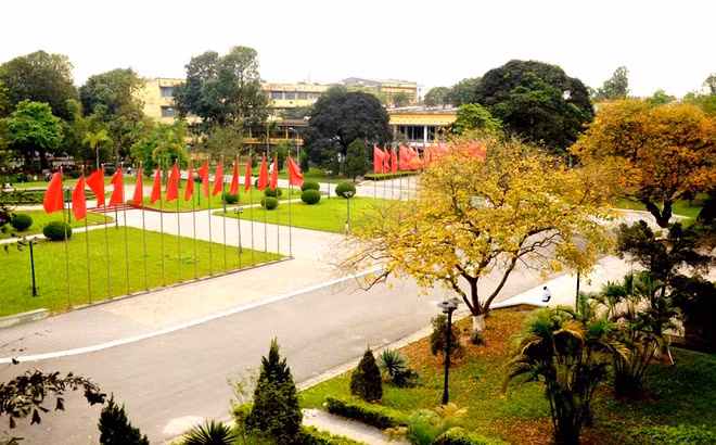 Khung cảnh lãng mạn ở Đại học Bách khoa Hà Nội ảnh 3