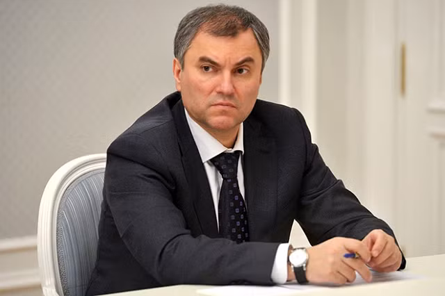 Chủ tịch Hạ viện Nga Vyacheslav Volodin.