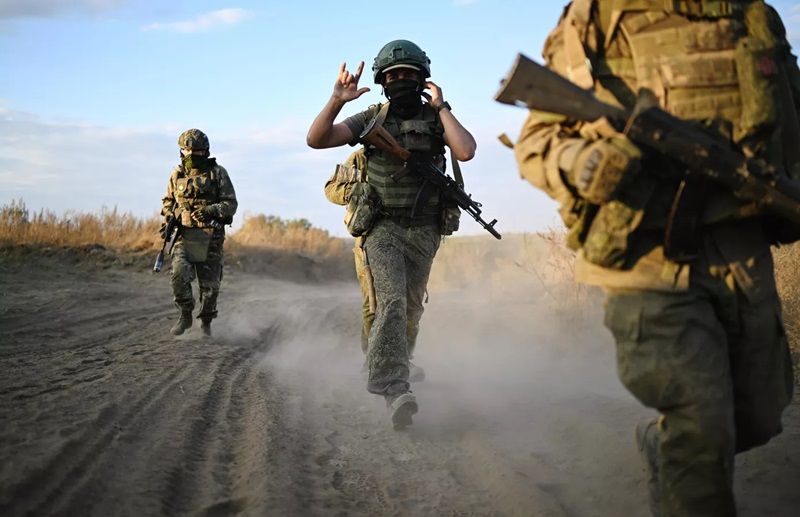 Quân nhân Nga trong khu vực hoạt động quân sự đặc biệt.