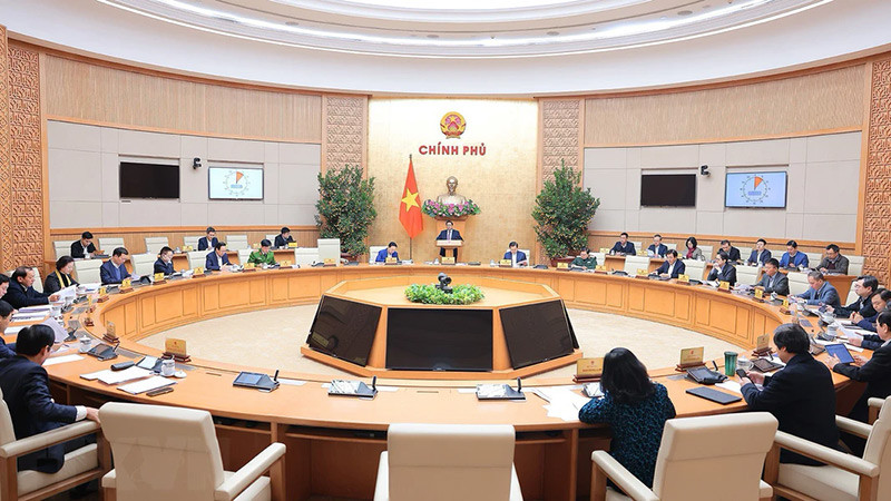 Thủ tướng Phạm Minh Chính chủ trì phiên họp. (Ảnh: Dương Giang/TTXVN) Thủ tướng Phạm Minh Chính chủ trì phiên họp. (Ảnh: Dương Giang/TTXVN)