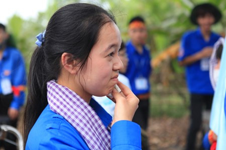 Sinh vien Thu do dap xe vuot 100 km ve Gio to Hung Vuong