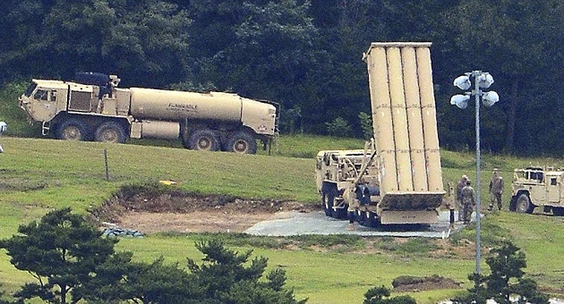 Hệ thống tên lửa đánh chặn THAAD của Mỹ được triển khai ở Hàn Quốc