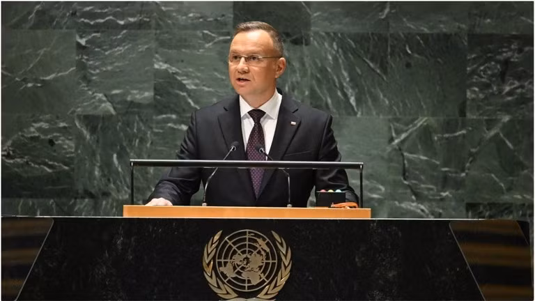 Tổng thống Ba Lan Andrzej Duda. (Ảnh: AFP)