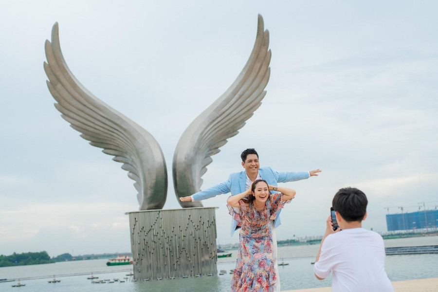 Gia đình Thanh Thúy – Đức Thịnh tận hưởng những phút giây cùng nhau tại Aqua City