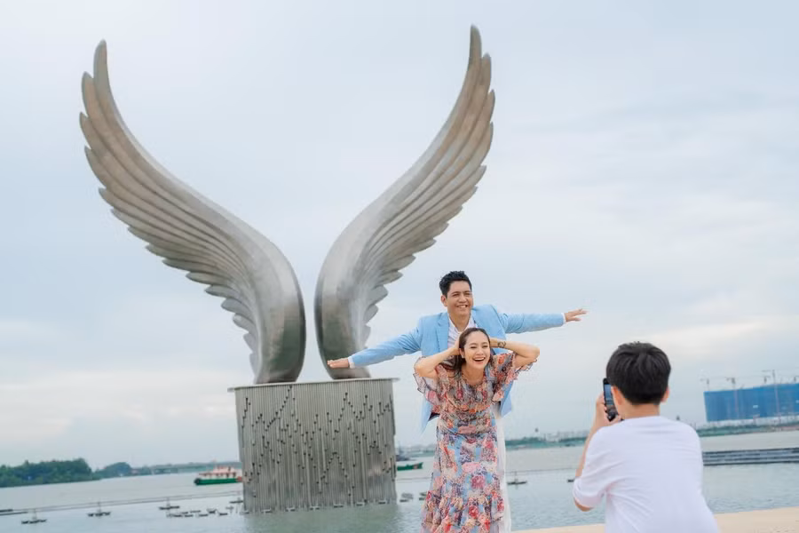 Gia đình Thanh Thúy – Đức Thịnh tận hưởng những phút giây cùng nhau tại Aqua City