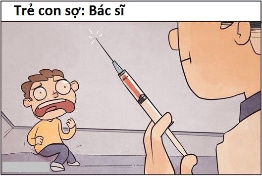 Nỗi sợ hãi kinh điển của người lớn và trẻ con 1 Nỗi sợ hãi kinh điển của người lớn và trẻ con 1