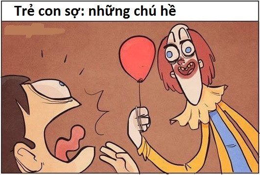 Nỗi sợ hãi kinh điển của người lớn và trẻ con 13 Nỗi sợ hãi kinh điển của người lớn và trẻ con 13