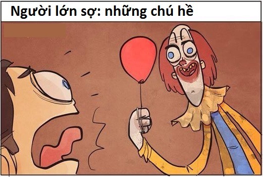 Nỗi sợ hãi kinh điển của người lớn và trẻ con 14 Nỗi sợ hãi kinh điển của người lớn và trẻ con 14