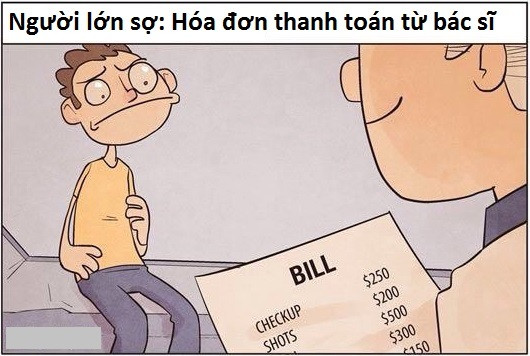 Nỗi sợ hãi kinh điển của người lớn và trẻ con 2 Nỗi sợ hãi kinh điển của người lớn và trẻ con 2