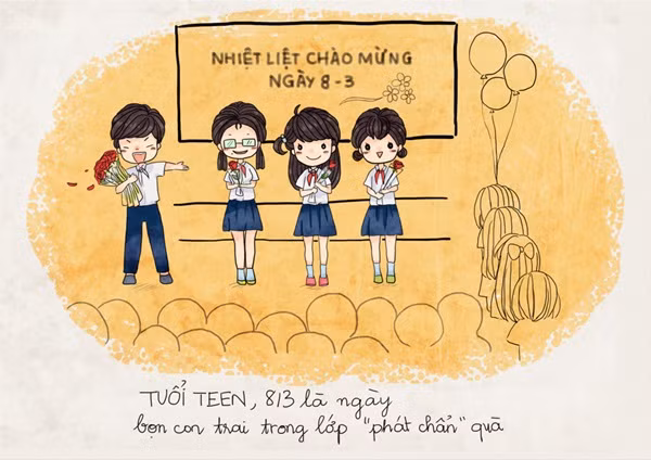 Hình ảnh: Bộ truyện tranh tuyệt đẹp về ngày 8/3 hút hồn dân mạng số 4