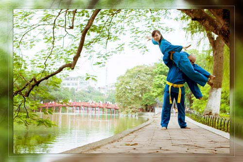 Cặp vợ chồng đến với nhau vì tình yêu võ ảnh 3 Cặp vợ chồng đến với nhau vì tình yêu võ - 3