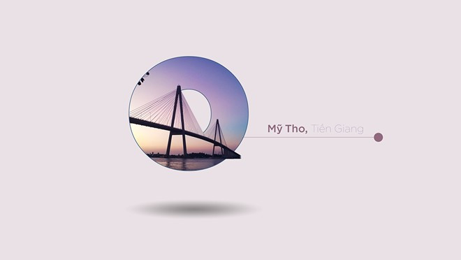 Bộ 29 chữ cái lồng danh lam thắng cảnh Việt của 9X Vĩnh Long