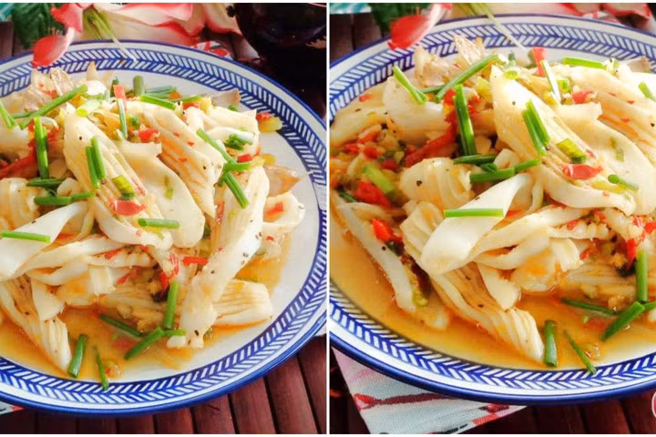 Đổi vị cho cả nhà với mực xào sa tế