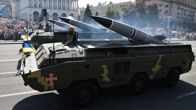 Hệ thống tên lửa OTR-21 Tochka U của Ukraine.