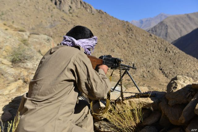 Một chiến binh ở Afghanistan.