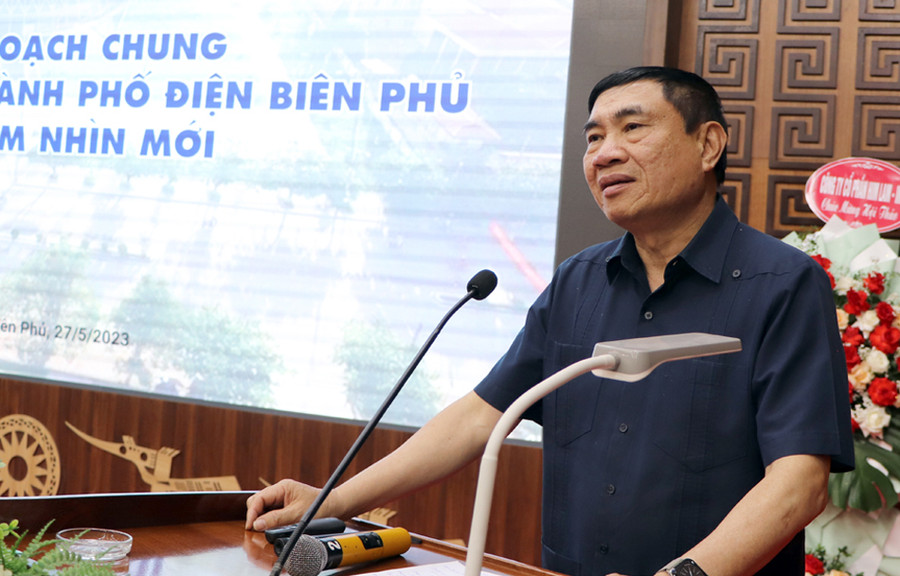 Ông Trần Quốc Cường, Bí thư Tỉnh ủy Điện Biên phát biểu tại Hội nghị. Ông Trần Quốc Cường, Bí thư Tỉnh ủy Điện Biên phát biểu tại Hội nghị.