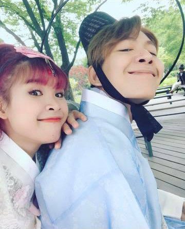 Khoi My dien Hanbok nhi nhanh ben Kelvin Khanh trong tuan trang mat som - Anh 2