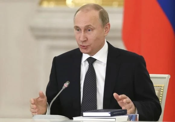 Tổng thống Nga Vladimir Putin tại Điện Kremlin ở Moscow, ngày 24/12 vừa qua. (Nguồn: Reuters)