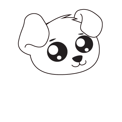 Cách vẽ con chó đơn giản và xinh yêu 7