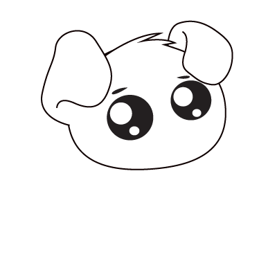 Cách vẽ con chó đơn giản và xinh yêu 6