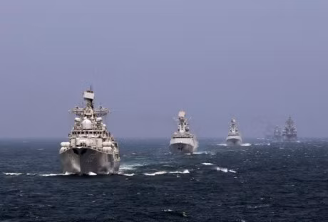 Nga - Trung Quoc dien tap hai quan tren Bien Dong - Anh 1