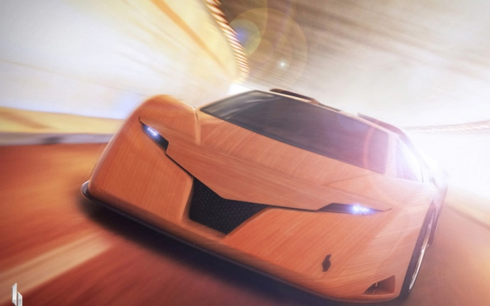 Siêu xe bằng gỗ 600 mã lực xôn xao triển lãm ở Đức ảnh 6 Splinter-Wooden-Supercar-Tunnel-1024x768