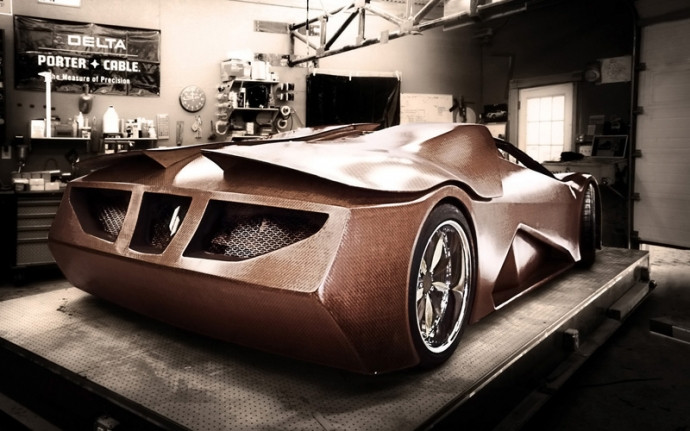 Siêu xe bằng gỗ 600 mã lực xôn xao triển lãm ở Đức ảnh 5 Splinter-Wooden-Supercar-Rear-Angle-1600x1200