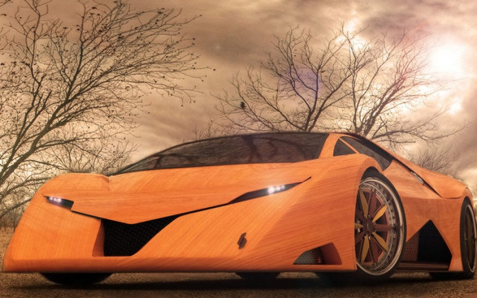 Siêu xe bằng gỗ 600 mã lực xôn xao triển lãm ở Đức ảnh 8 Splinter-Wooden-Supercar-Front-Angle-2-1024x768