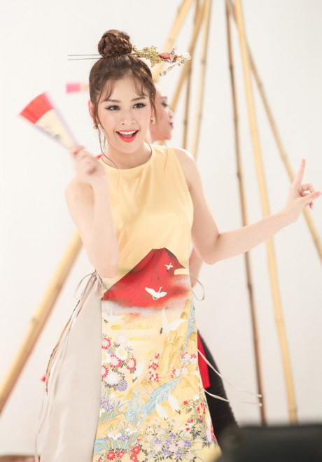 Hoàng Thùy Linh và Chi Pu hóa chị em Hoang Thuy Linh va Chi Pu hoa chi em