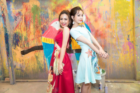 Hoàng Thùy Linh và Chi Pu hóa chị em Hoang Thuy Linh va Chi Pu hoa chi em