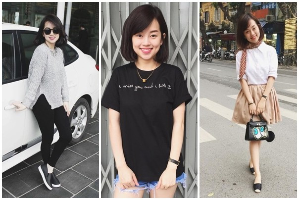 Bạn gái Mạc Hồng Quân gắn liền với hình ảnh xinh xắn, đáng yêu, cùng thời trang kín đáo, thanh lịch. Cô sở hữu nụ cười hiền và nước da trắng, nhờ đó, khi diện trang phục màu nhã nhặn, Khánh Ly nổi bật hơn hẳn. So gout thời trang của 3 bạn gái sao nam hot nhất Vbiz