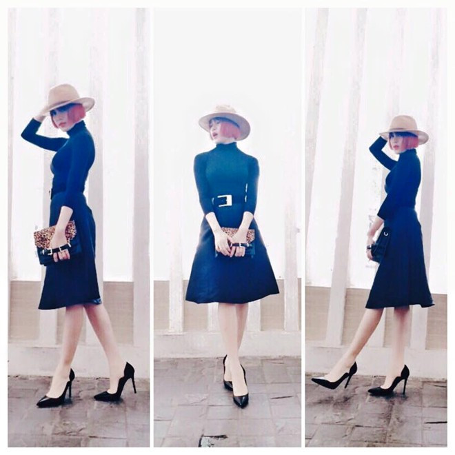 Khác với vẻ đẹp nữ tính, trẻ trung của Hòa Minzy, Thiều Bảo Trâm chuộng phong cách cá tính, mạnh mẽ và gợi cảm. Cùng chị ruột Thiều Bảo Trang, cô gái sinh năm 1994 tạo được ấn tượng về cách phối đồ mỗi xuất hiện trên sân khấu âm nhạc hay thảm đỏ sự kiện. So gout thời trang của 3 bạn gái sao nam hot nhất Vbiz