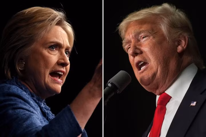 Donald Trump bám đuổi sát nút Hillary Clinton trong cuộc đua Tổng thống Mỹ