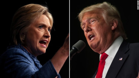 Donald Trump bám đuổi sát nút Hillary Clinton trong cuộc đua Tổng thống Mỹ - Ảnh 1 Donald Trump bam duoi sat nut Hillary Clinton trong cuoc dua Tong thong My - Anh 1