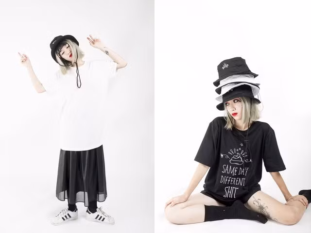 Bà mẹ 1 con “xấu lạ” với phong cách old school ảnh 12