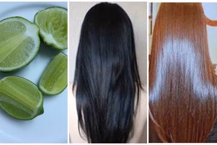 Công thức nhuộm tóc màu hạt dẻ chỉ bằng 1 quả chanh cực đơn giản