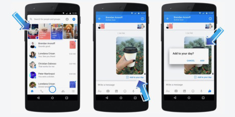 Facebook ra mắt tính năng Messenger Day gần giống Snapchat Stories - Ảnh 1 Facebook ra mat tinh nang Messenger Day gan giong Snapchat Stories - Anh 1