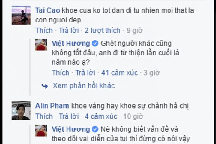 Việt Hương bị "ném đá" vì khoe vàng