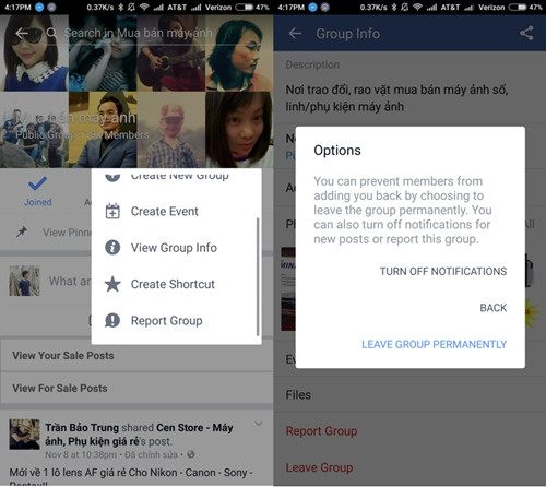 Cách thoát khỏi các group rao vặt trên Facebook - 2
