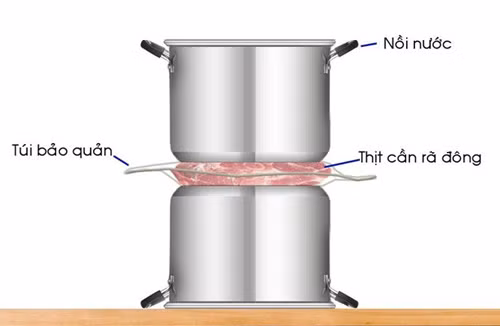 Mẹo rã đông thực phẩm chỉ trong 5 phút