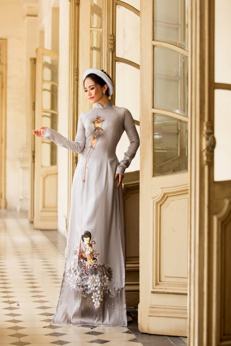 Lương Bích Hữu duyên dáng trong tà áo dài - Ảnh 5 Luong Bich Huu duyen dang trong ta ao dai - Anh 5
