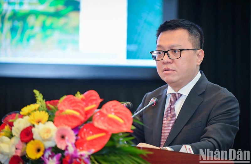 Ông Lê Quốc Minh phát biểu tại sự kiện.