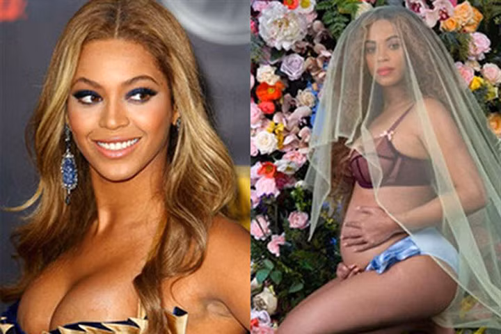 Beyonce mang bầu song thai