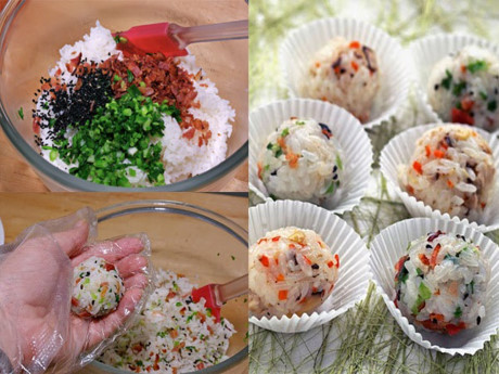 Đổi vị bữa sáng: Cơm nắm thịt nguội với rau củ cực ngon - Ảnh 5 Doi vi bua sang: Com nam thit nguoi voi rau cu cuc ngon - Anh 5