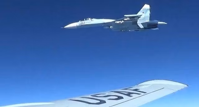 Một máy bay Mỹ bay trên biển Baltic bị máy bay Nga chặn ngày 19/6/2017